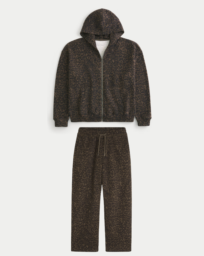 Leopard Lounge Set